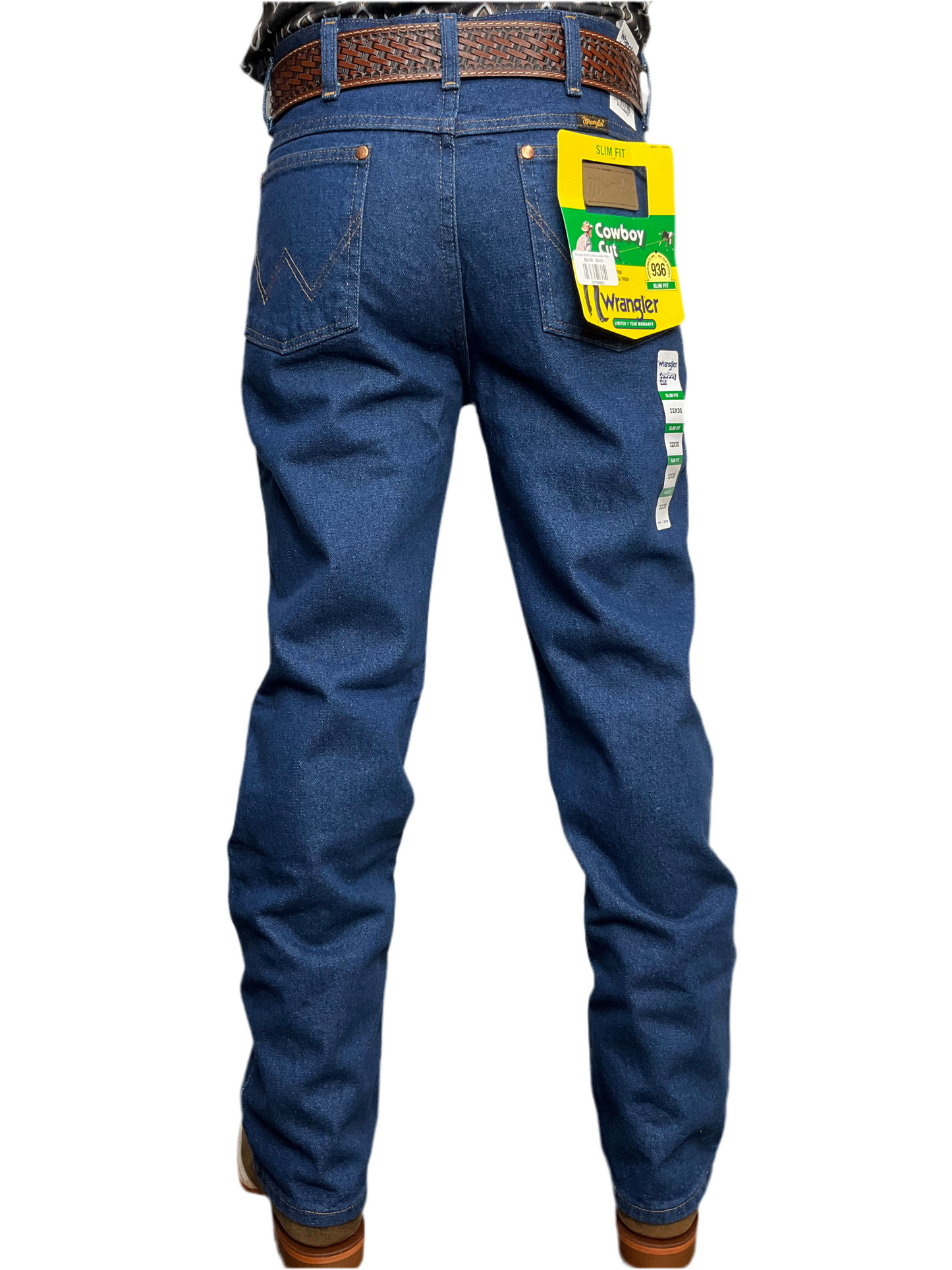Wrangler 936PWD Cowboy Cut Slim Fit Blue Jeans