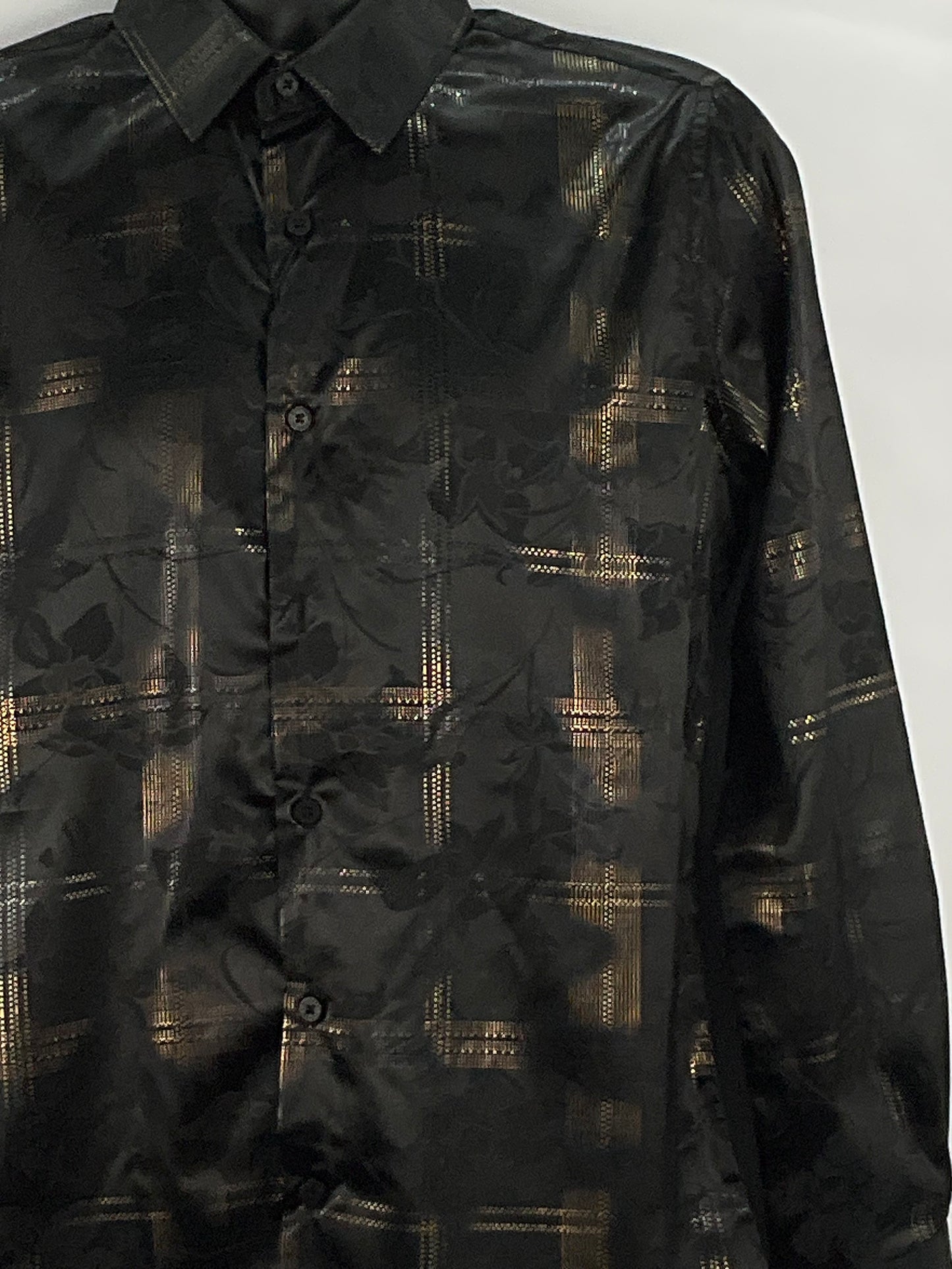 Montero Men Shirt MT4024 Black Long Sleeve Modern Fit