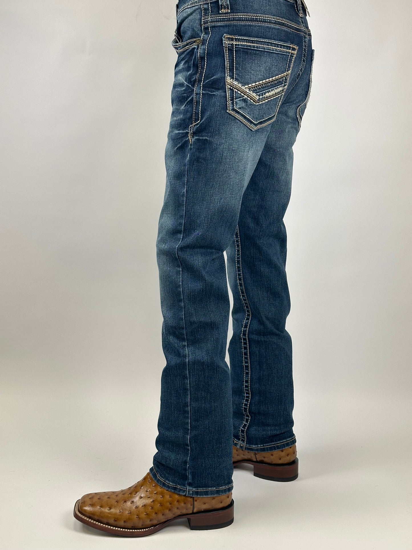 Pantalon montero MT4665 Med blue modern boot