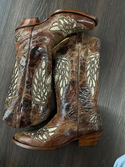 OkCorral Spades Cogñac Lady Clearance Boot