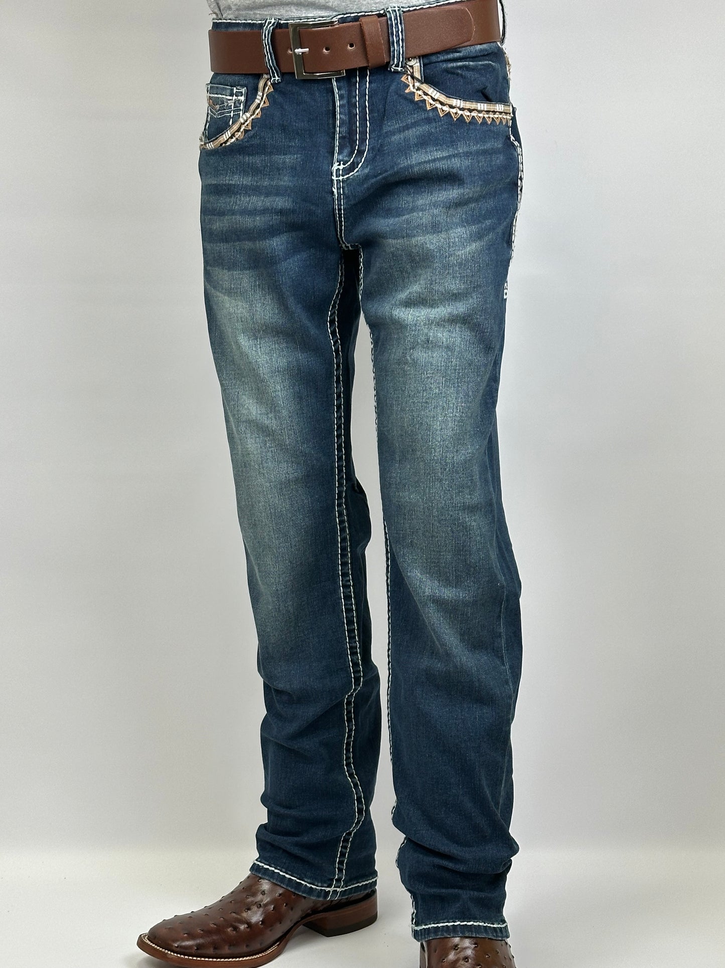 Pantalon Montero MT-4632 Med Blue modern boot