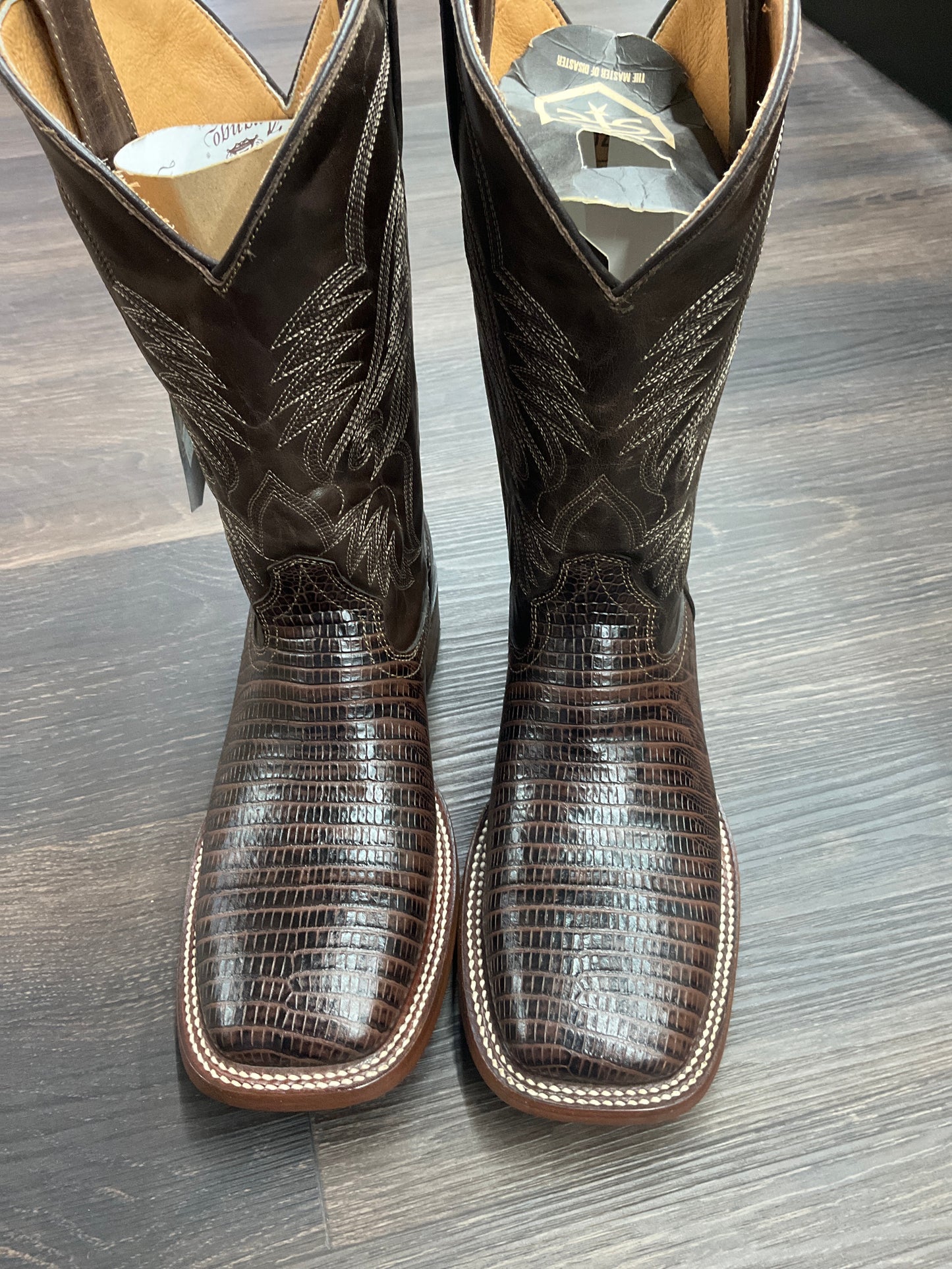 RDR boots lizard print pro-rodeo