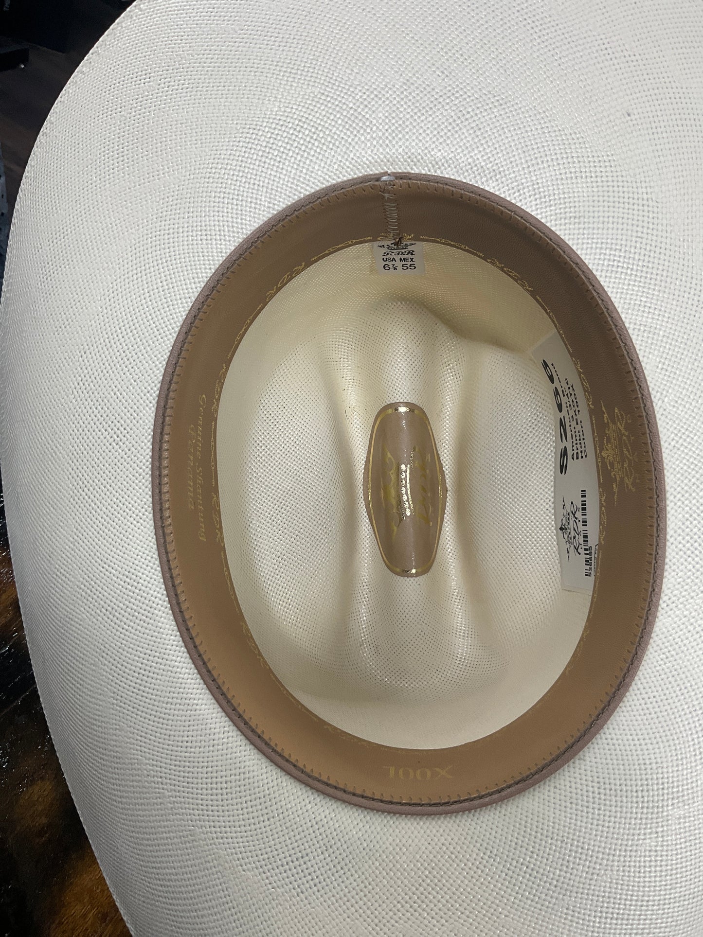 RDR Hat 100X Natural Brim 3 3/4 genuine shantung Panama sinaloa