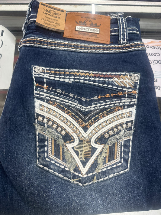 Pantalon Montero MT-4632 Med Blue modern boot