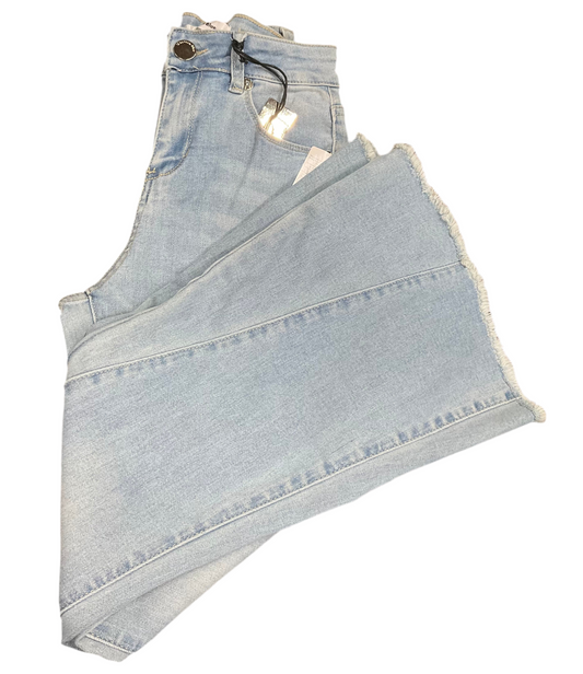 Pantalón dama Western Blue High Rise Flare light blue