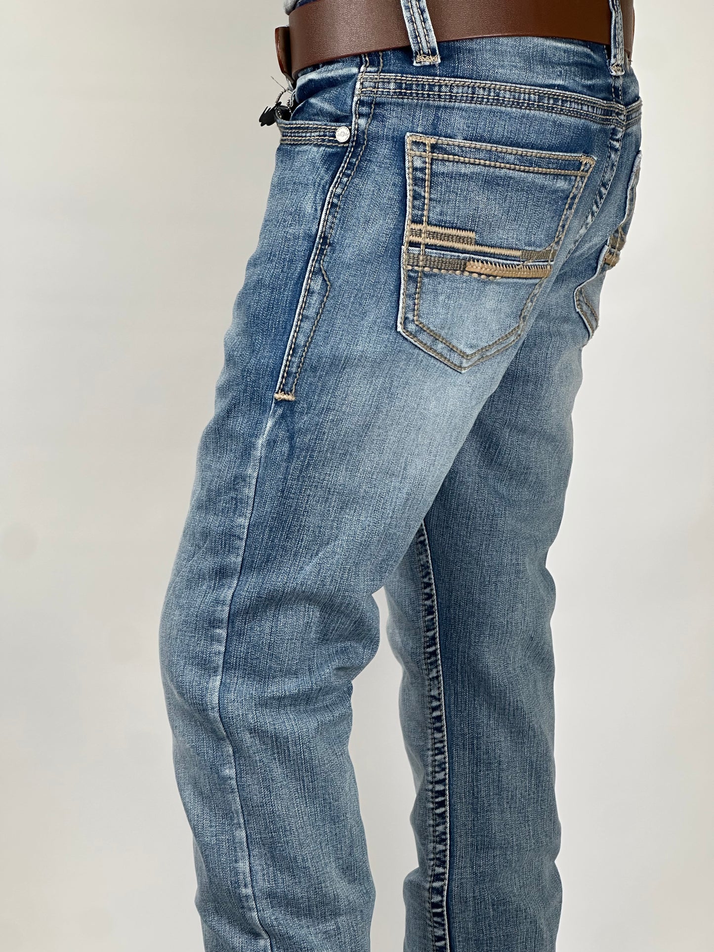 Montero MT4671-LT Men’s Modern Boot Cut Jeans