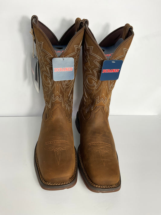 Durango men work boot soft toe brown (slip & oil resistant)