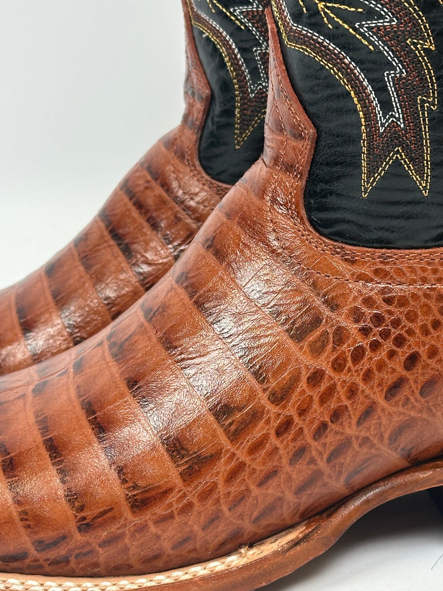 Arango Coco Belly Cognac Pro-Rodeo Imitation Men’s Boots