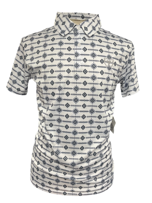 Platini Men’s polo PGP11007 White ( diseños en color navy )