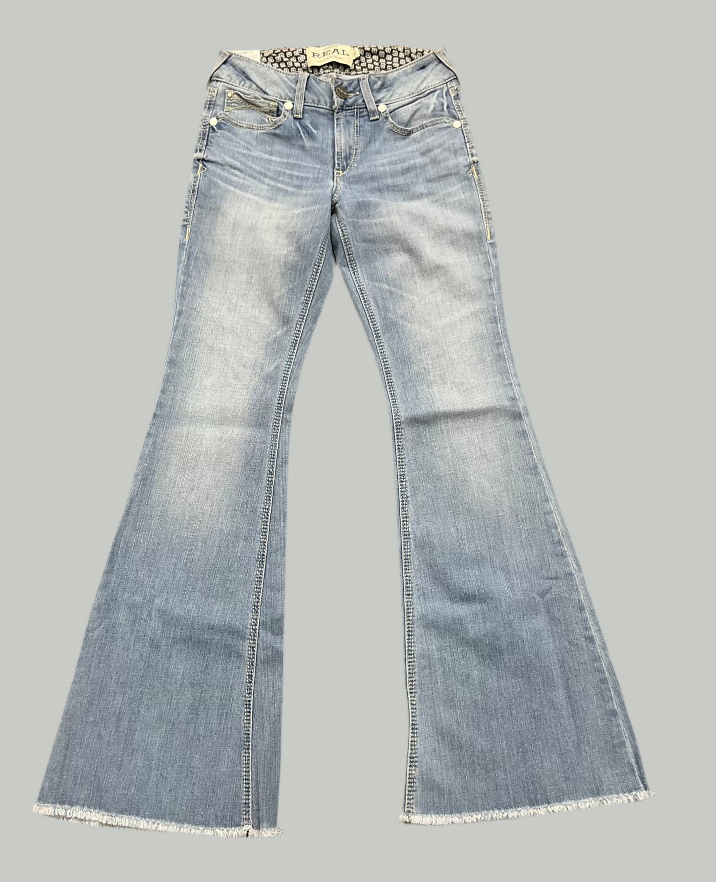 Women jeans Ariat Real perfect rise , flare light blue, Colorado