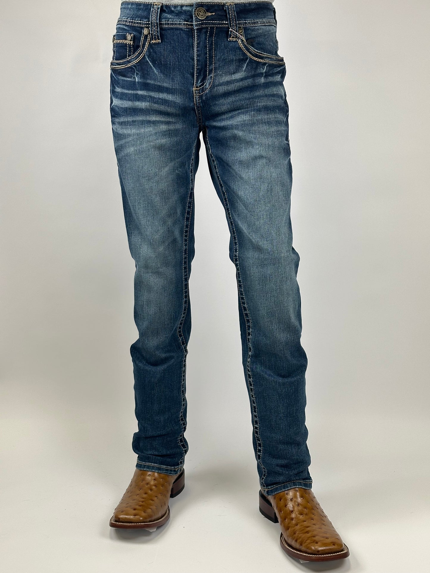 Pantalon montero MT4665 Med blue modern boot