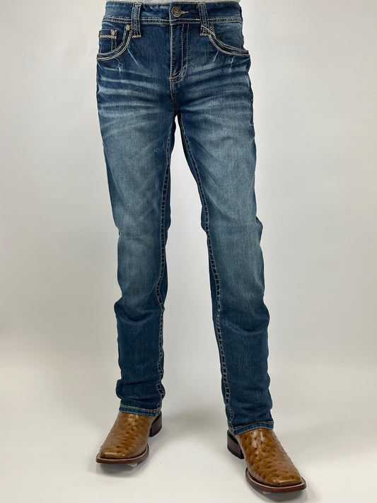 Pantalon montero MT4665 Med blue modern boot