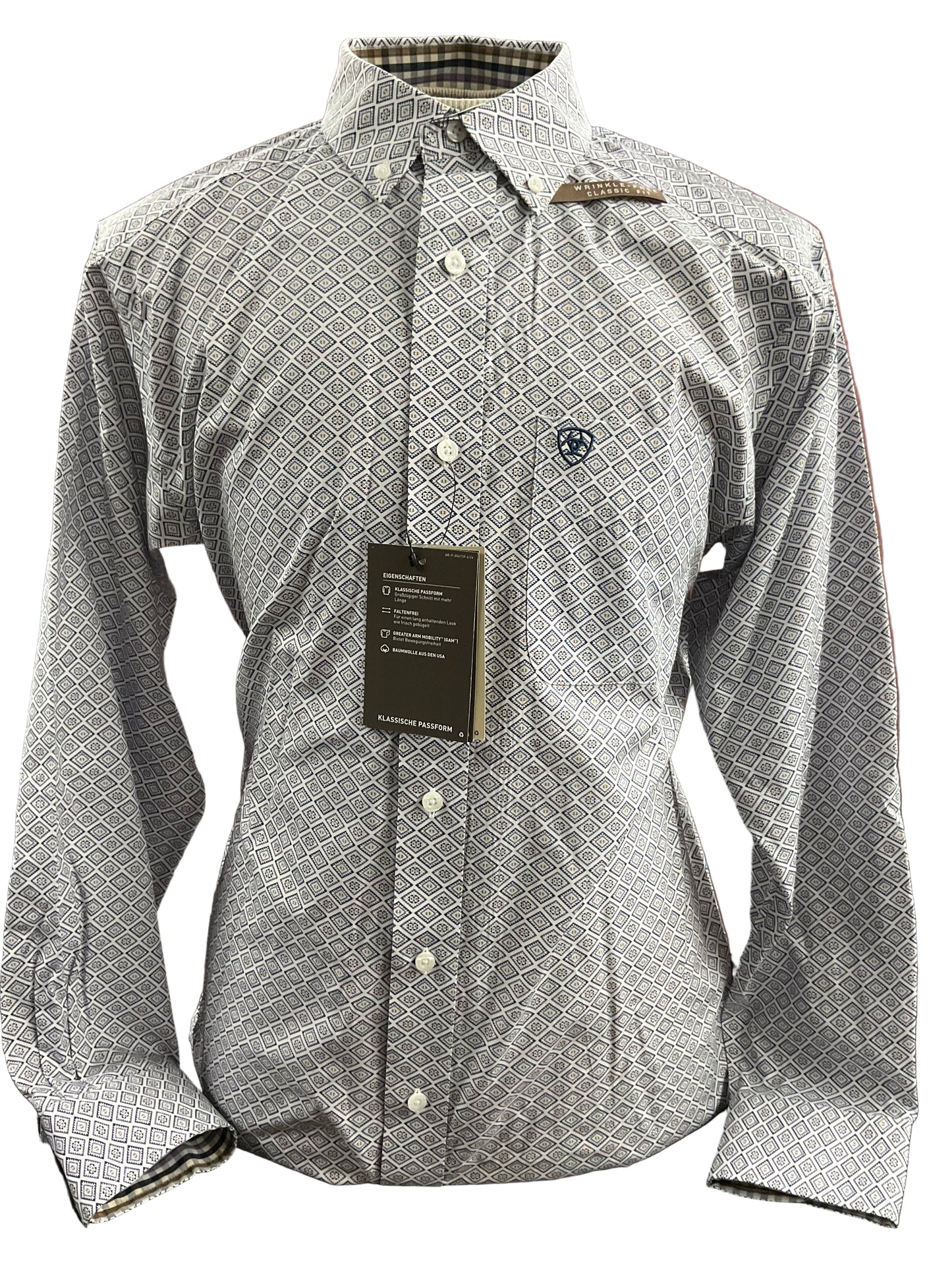 Ariat WF declan Ls Shirt White 10062193 Men