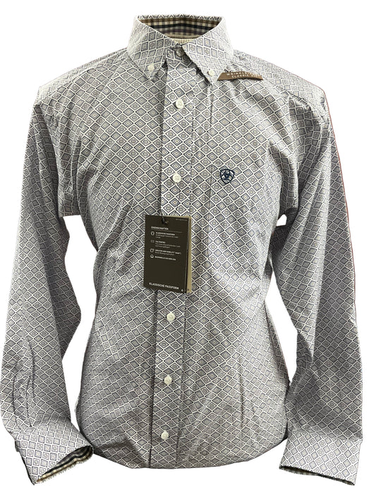 Ariat WF declan Ls Shirt White 10062193 Men