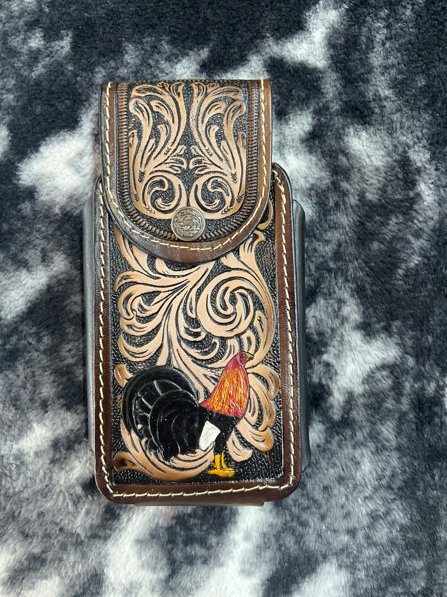 Cell phone case (Fundas para celular cincelada y pelo de Vaca )