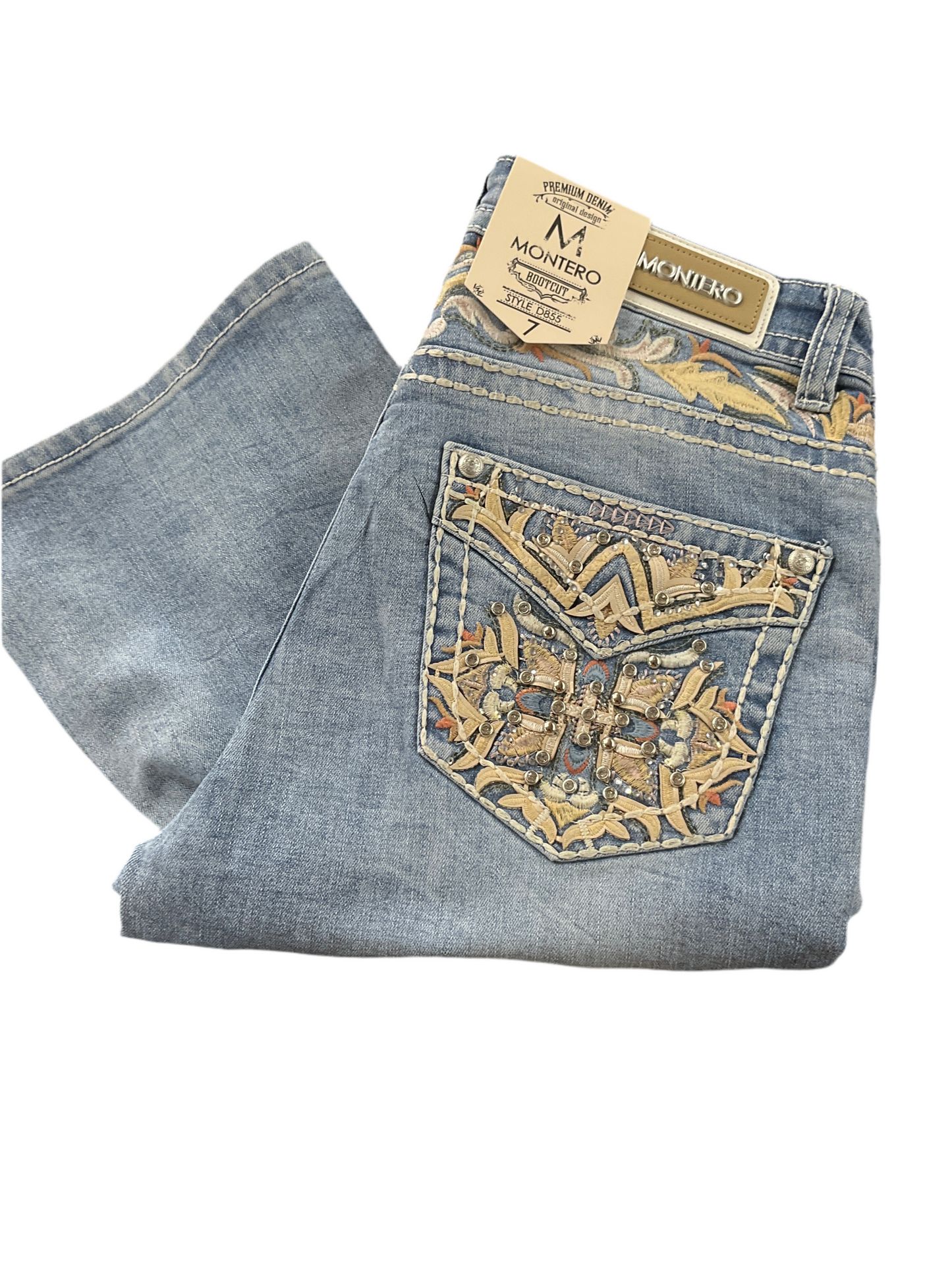 Montero Boot Cut Style D855 Original Design Women Jeans