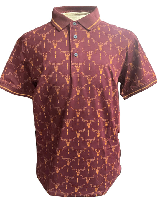 Platini Polo JPS11227 Burgundy