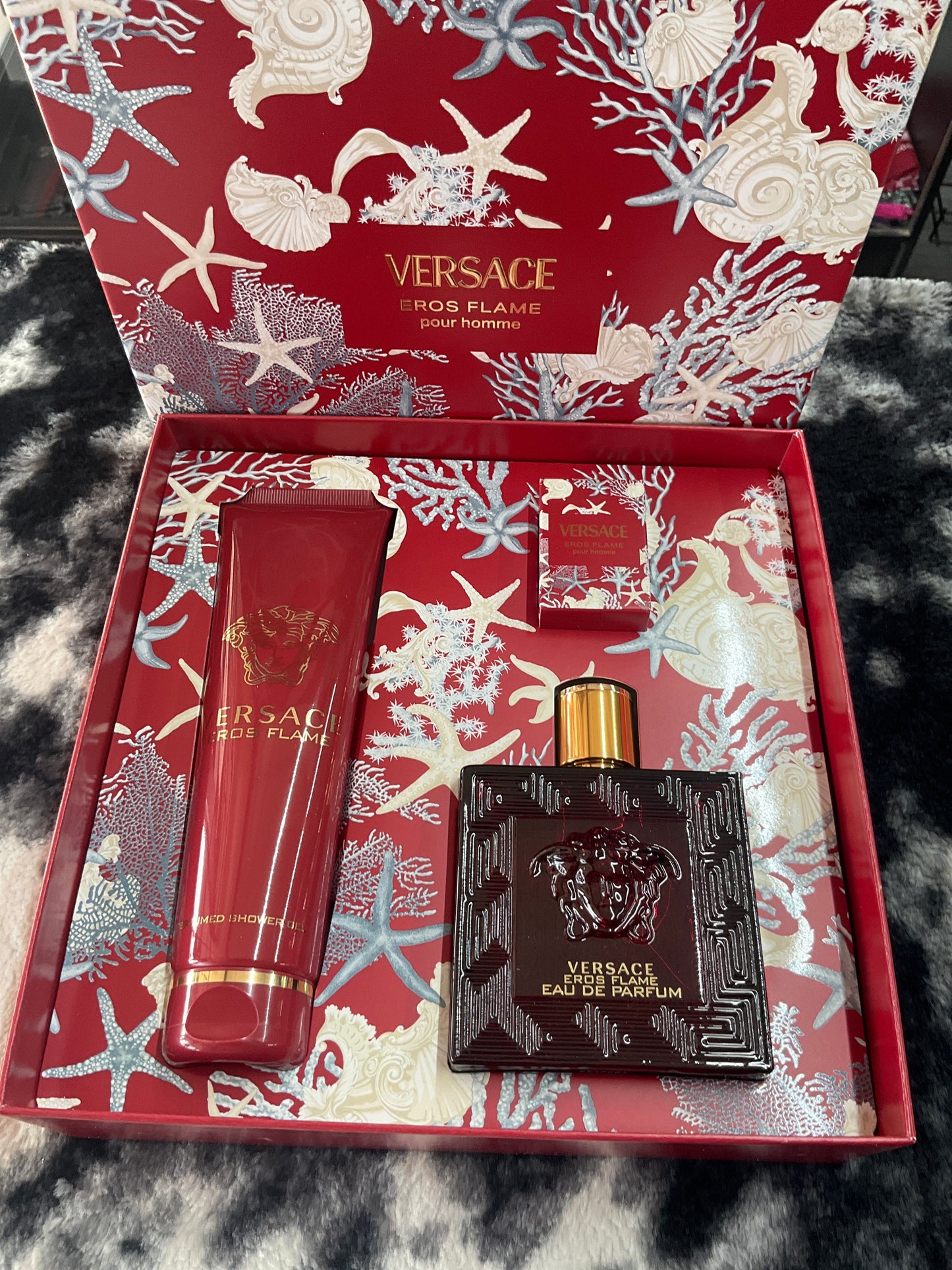 Versace Eros Flame Eau de Perfum Set 100 ml 3.4 oz
