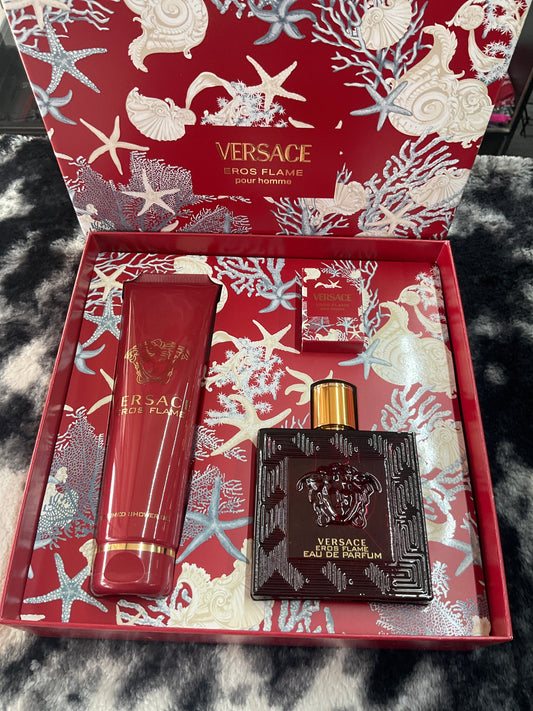 Versace Eros Flame Eau de Perfum Set 100 ml 3.4 oz