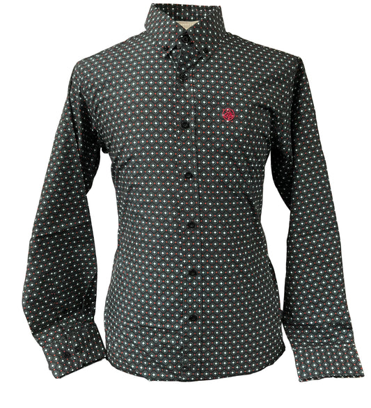 CueroLine Slim Fit Men Shirt SKCL2023155 color:Black