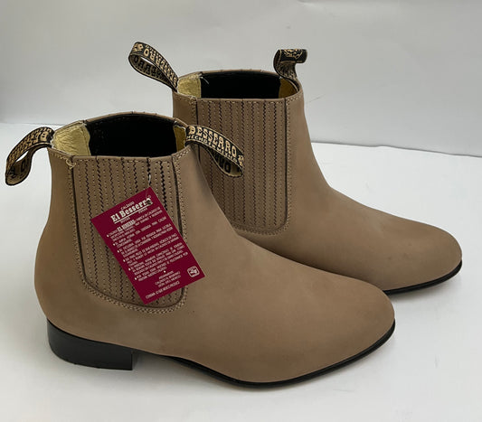 Men Boot Botín charro El Becerro Nobuck Avellana