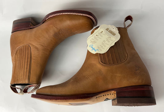 El Canelo Ankle men boot fronterizo mandarina color
