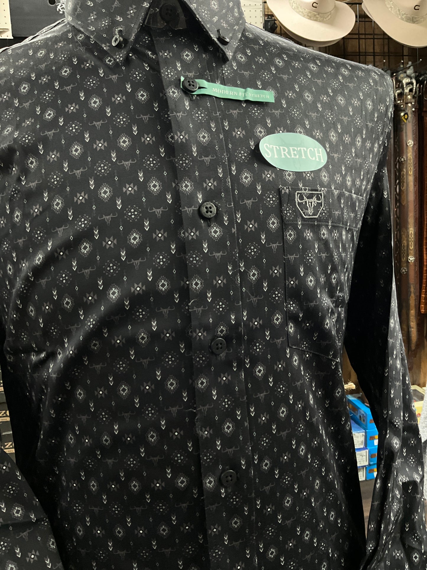 Platini Mens Shirt CWL11339 Color:Black