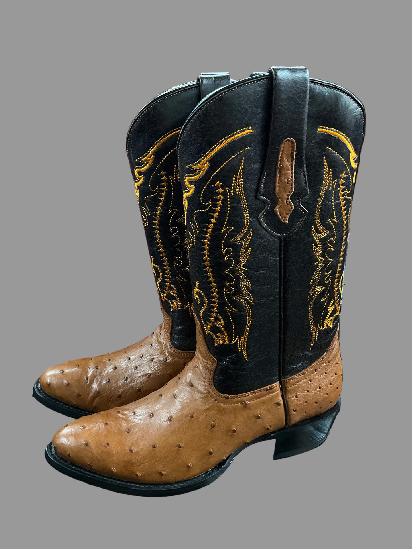 Arango Avestruz 1ra Semioval Cogñac Men Boot