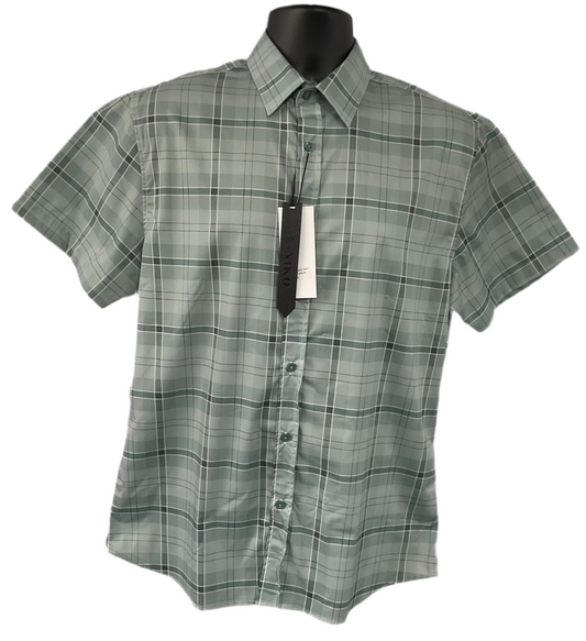 De Niko Green/Verde Short Sleeve Manga Corta Mens Shirt (Camisa Caballero)