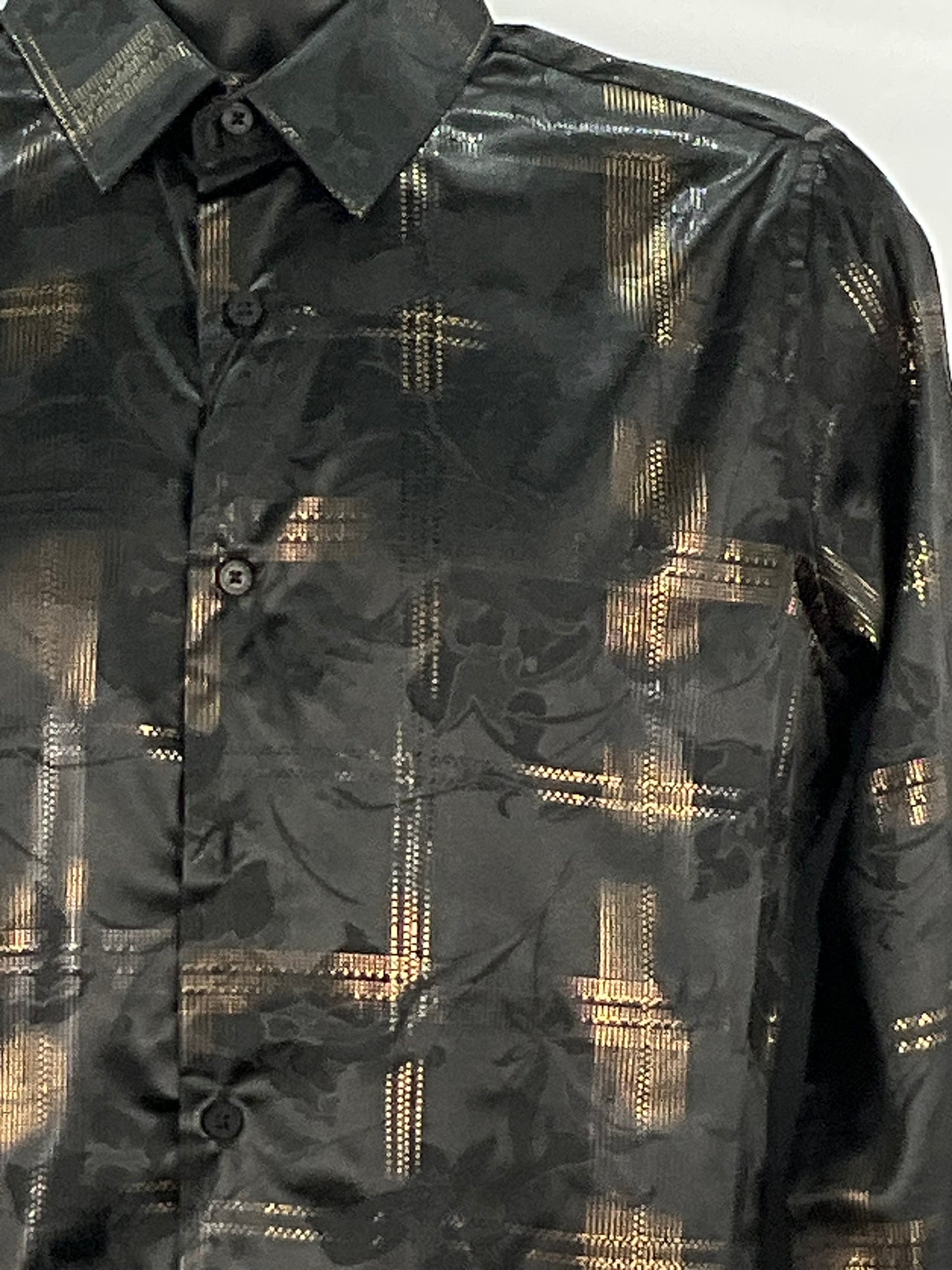 Montero Men Shirt MT4024 Black Long Sleeve Modern Fit