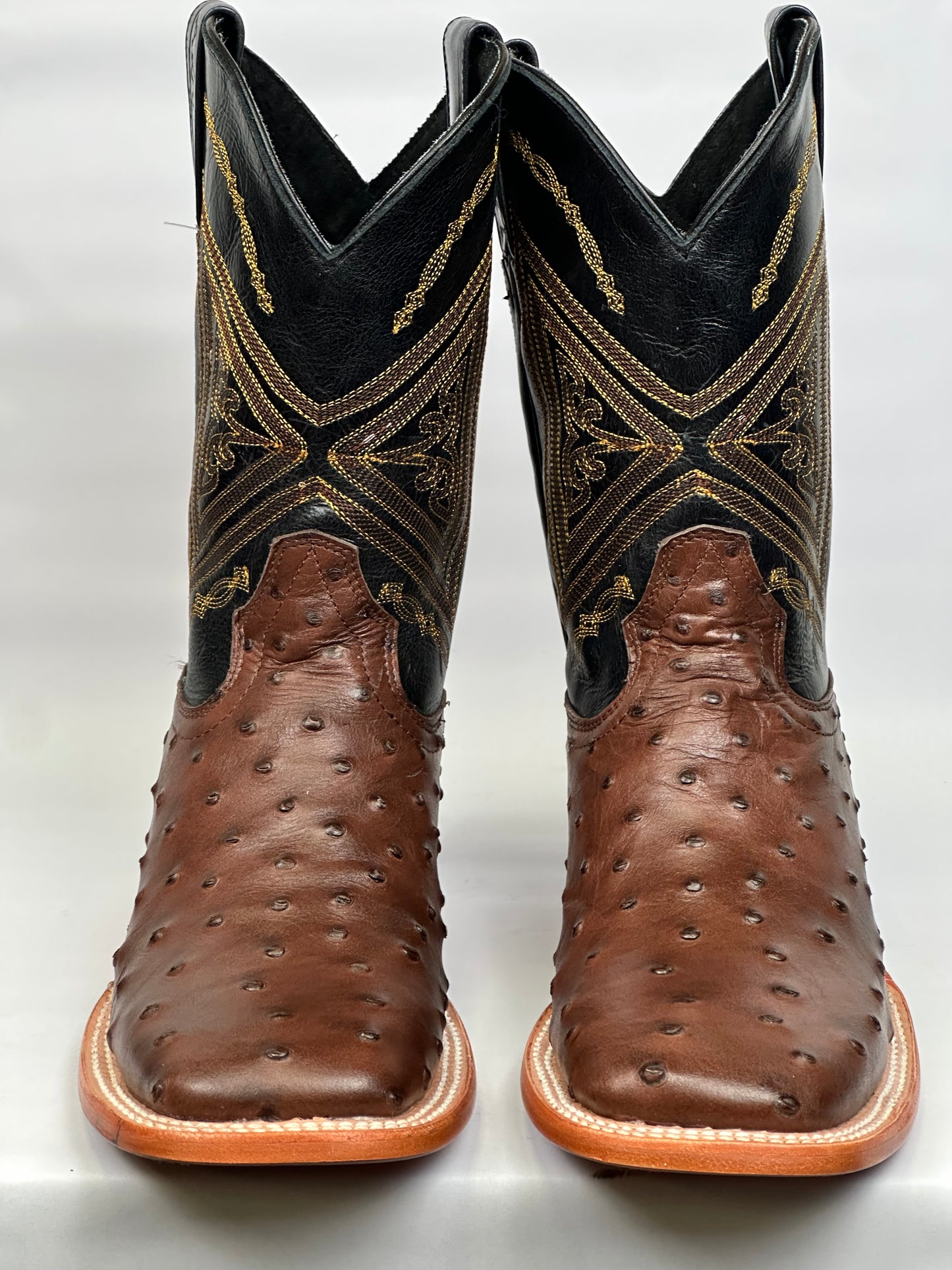 Arango Ostrich Imitation Tabaco Men’s Pro-Rodeo Boots