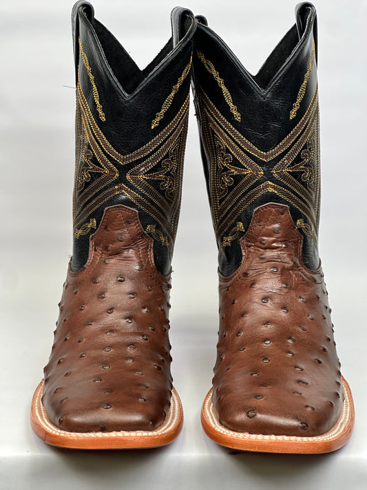 Arango Ostrich Imitation Tabaco Men’s Pro-Rodeo Boots