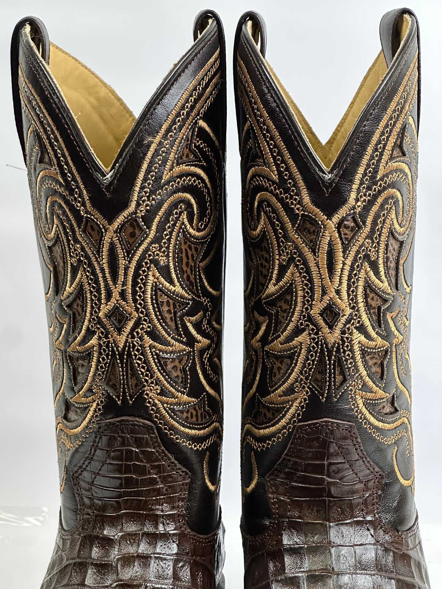Arango Coco Belly Tabaco Exotic Men’s Pro-Rodeo Boots