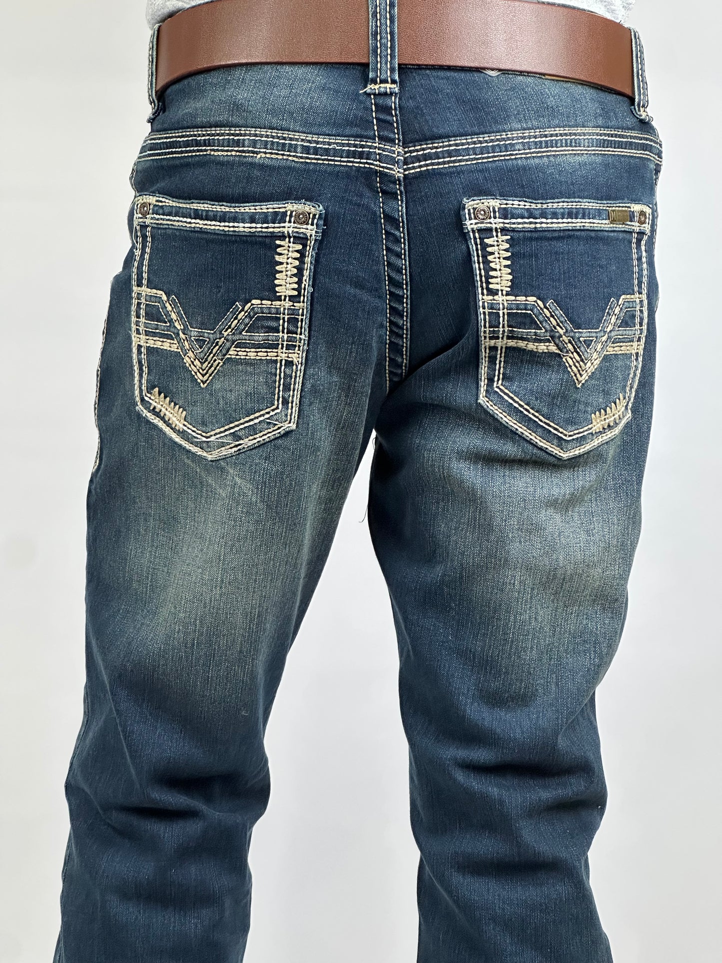 Montero Men’s jeans /Pantalon de hombre /Azul Obscuro Modern Boot MT4655-DK