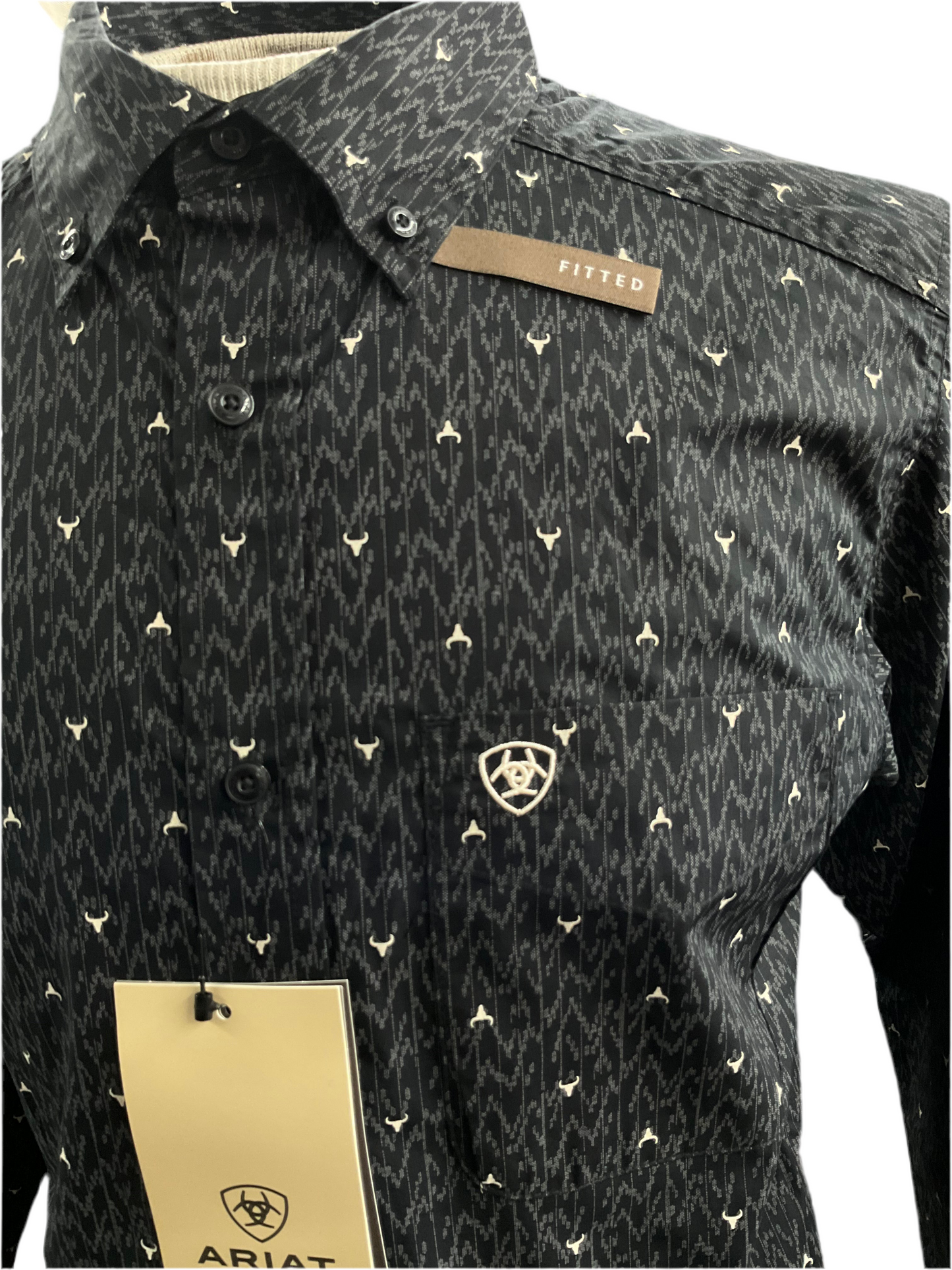 Ariat men’s WHEATON FTD LS SHIRT NAVY