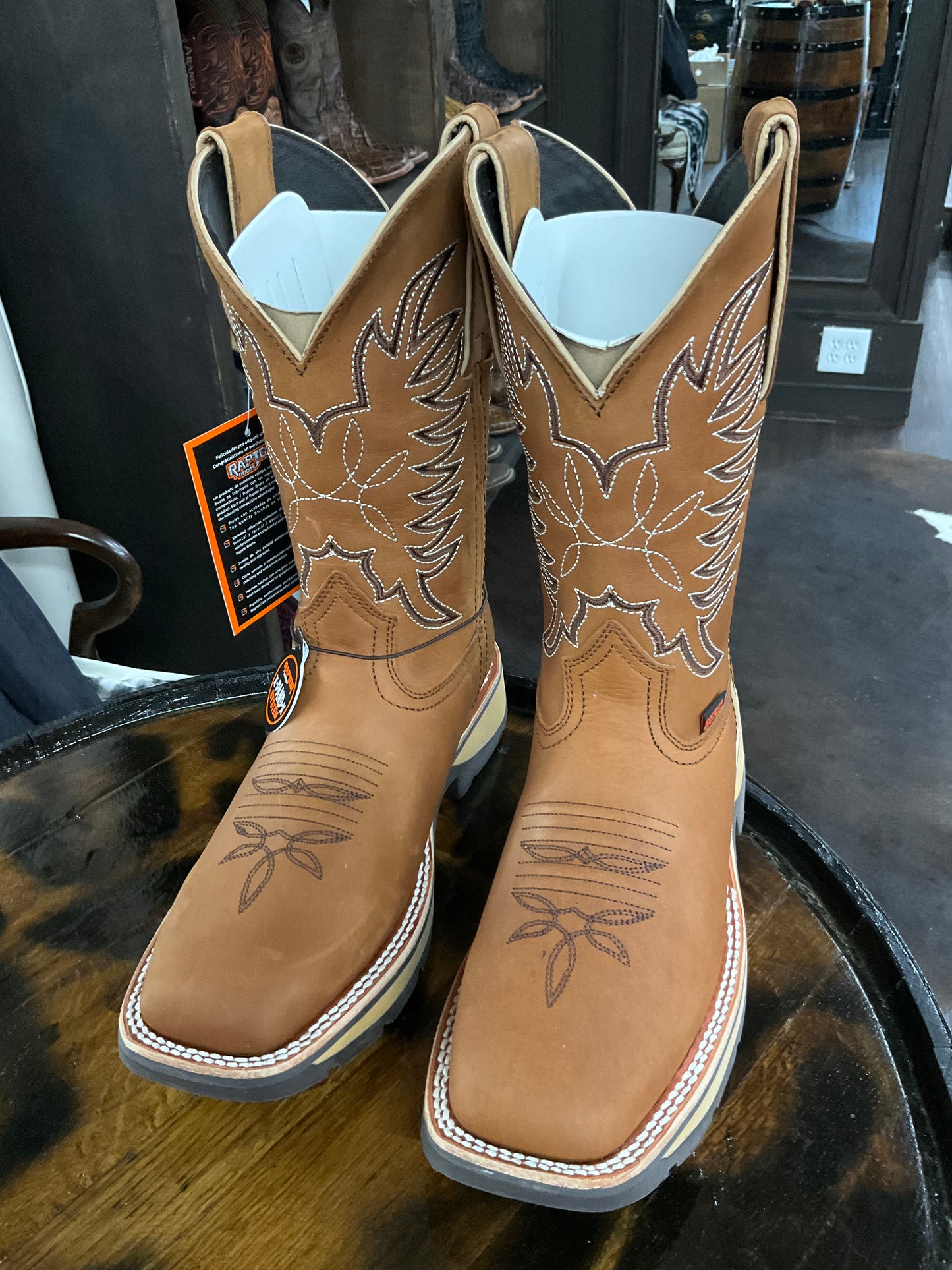 Bota Raptor crazy horse raptor cafe No/steel toe