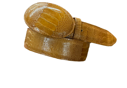Ostrich Foot Exotic Belt