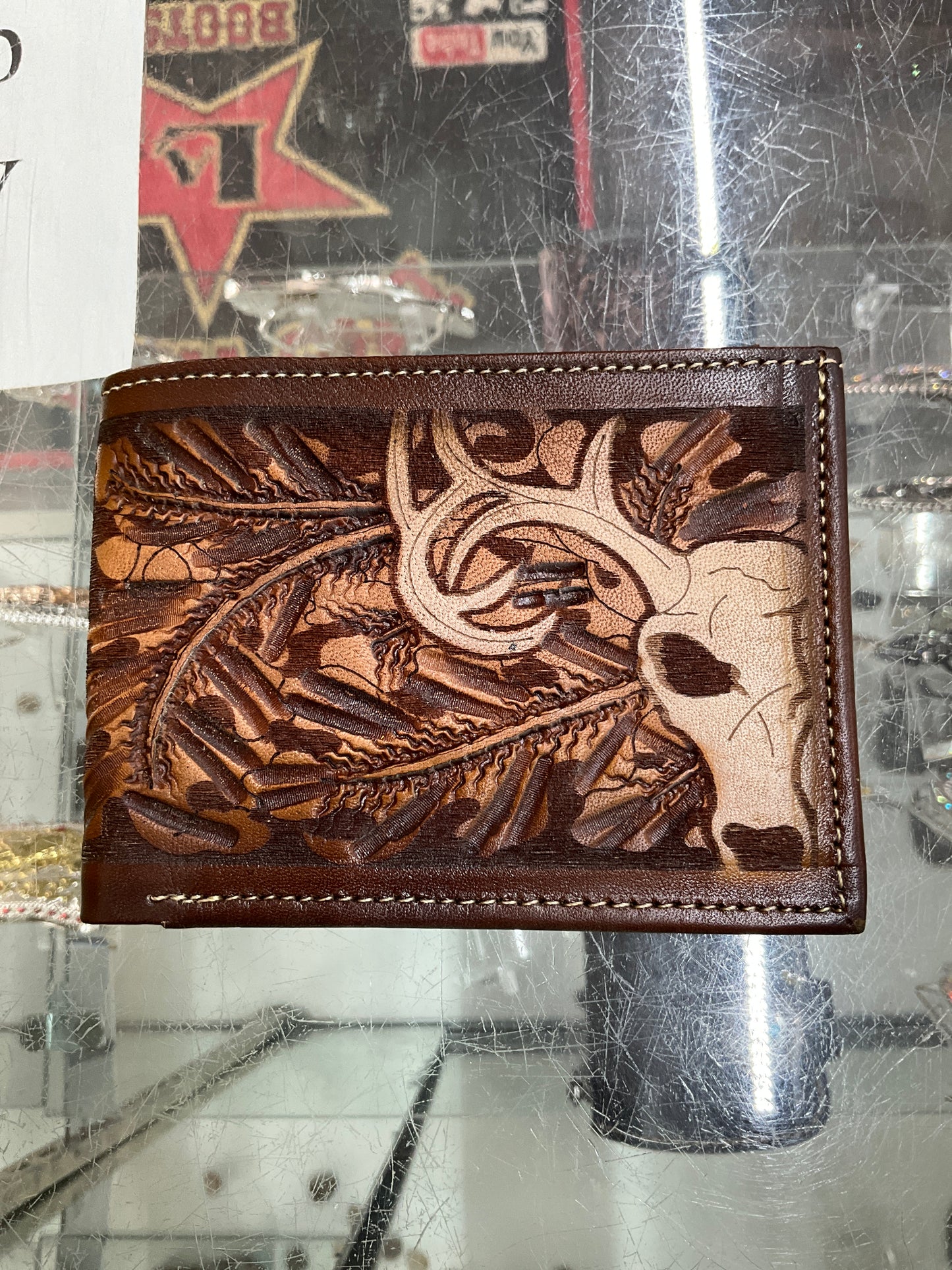 Wallet bi-fold cincelada MC