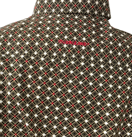 CueroLine Slim Fit Mens Shirt Long Sleeve color:brown SKCL2023170