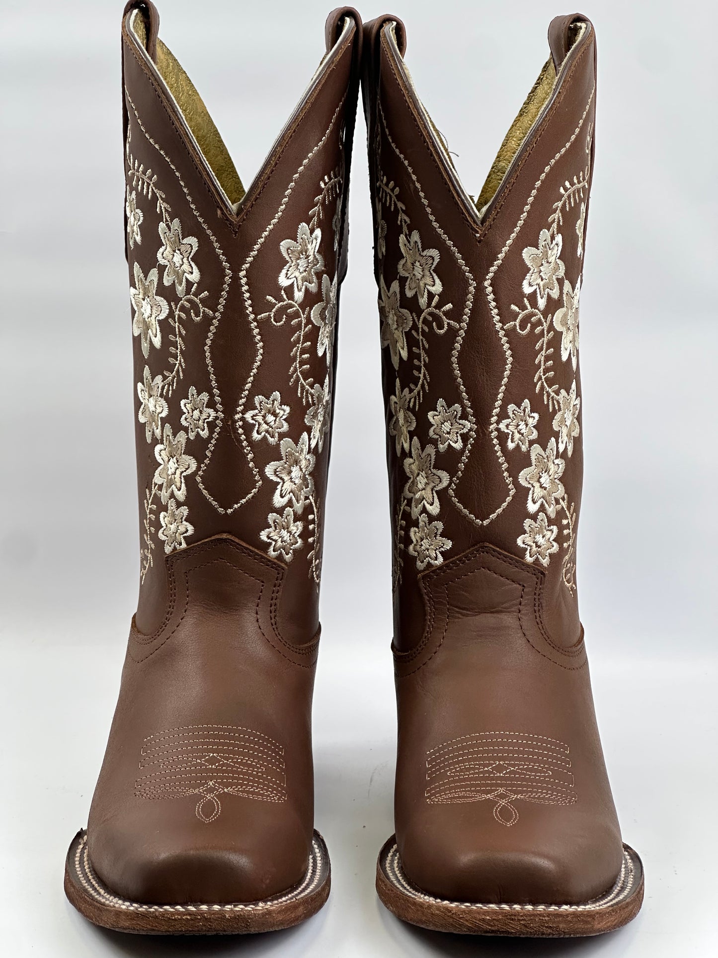 Star Flower Calafate Brown Women’s Western Boots