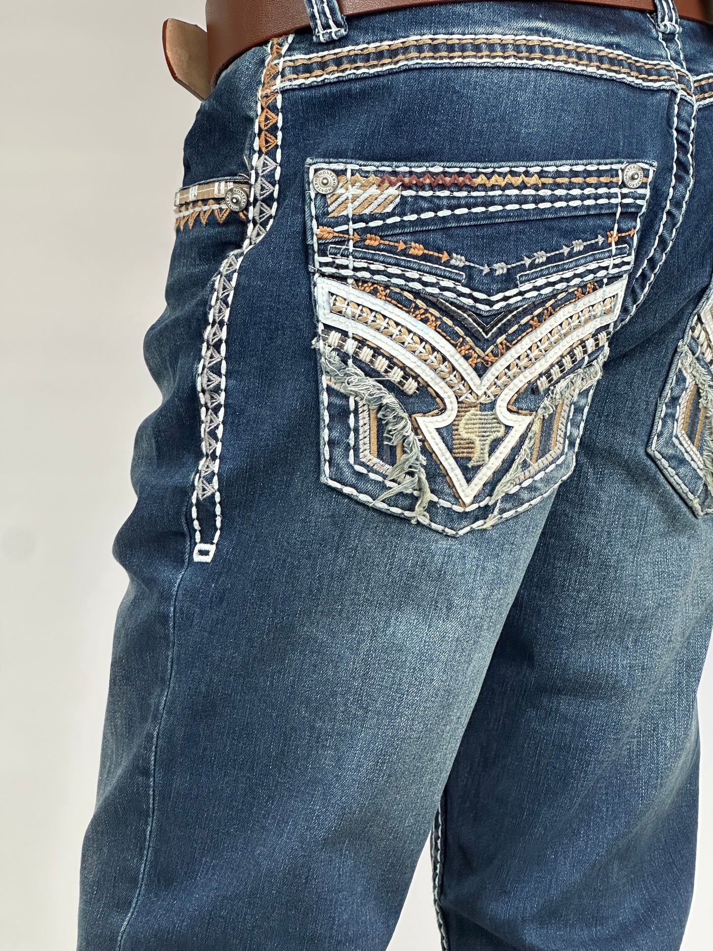 Pantalon Montero MT-4632 Med Blue modern boot