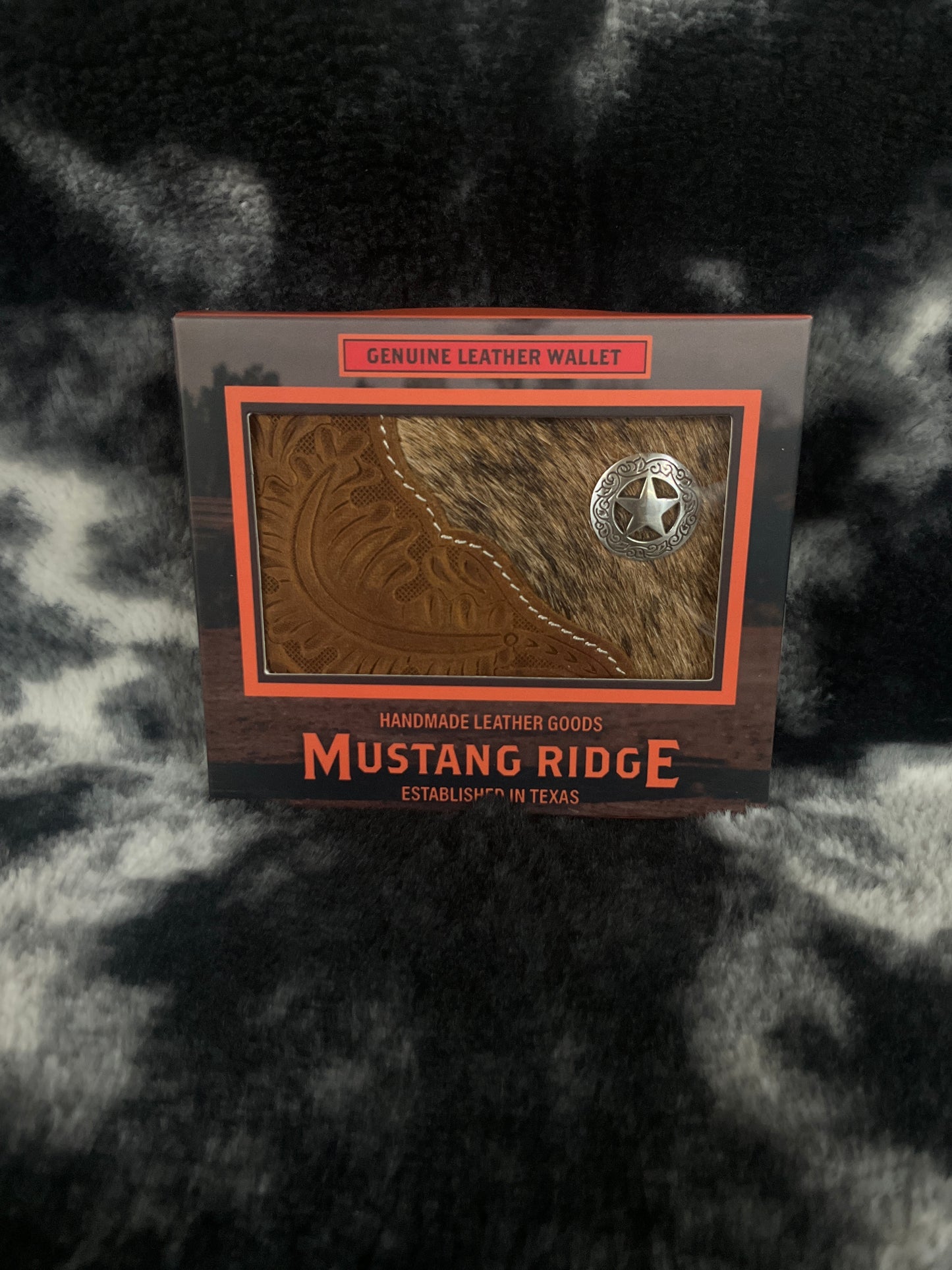 Mustang Ridge Men Wallet cowhide MRW228S