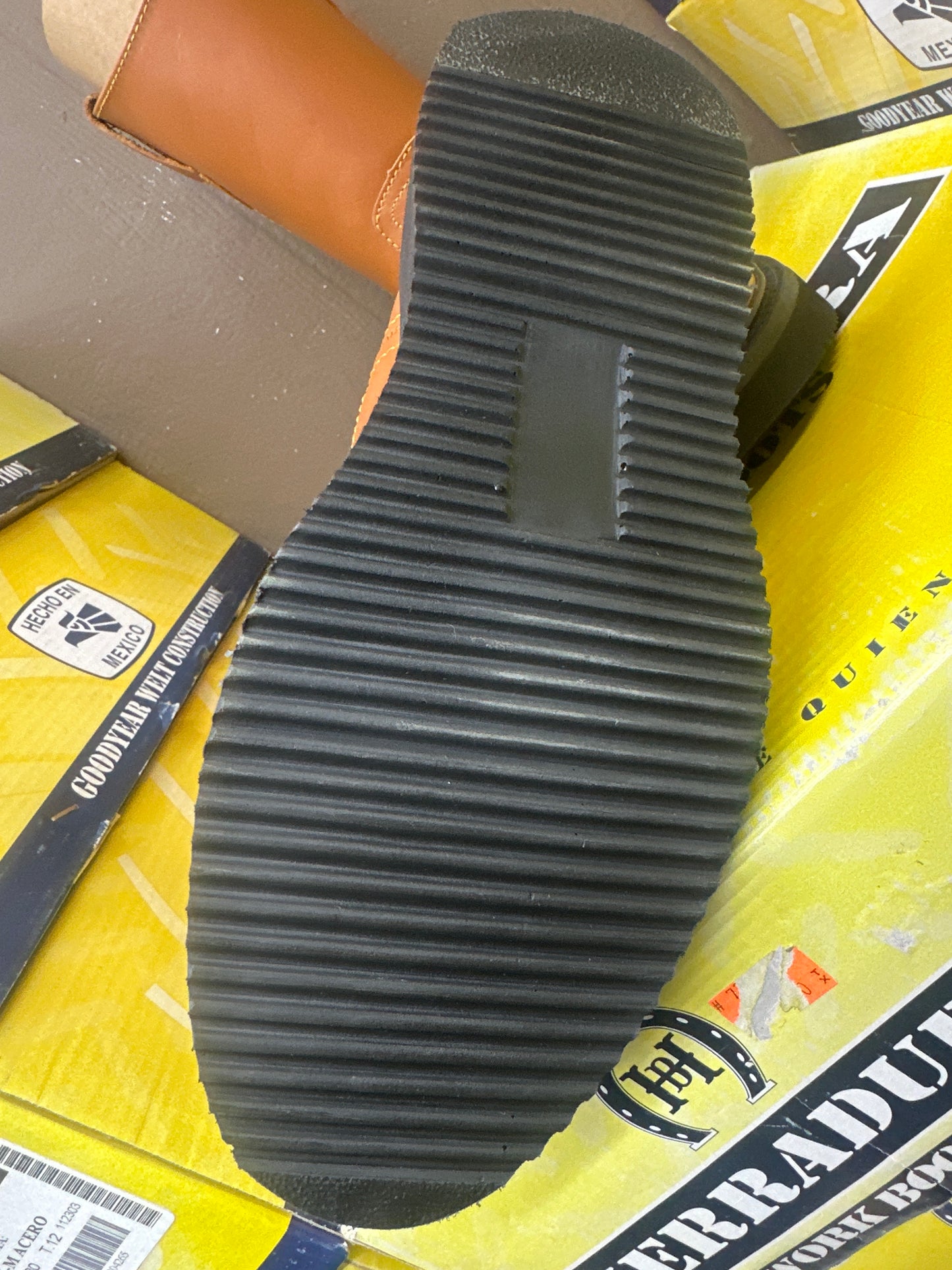 Herradura rayas miel Work boots