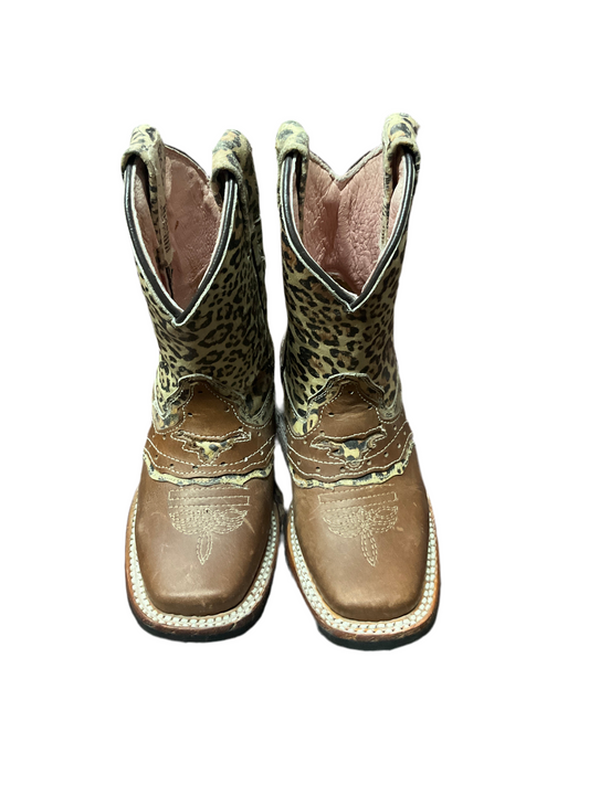 Kids (Girls) Boots Clearance Final Sale/Last pair leopard print square-toe