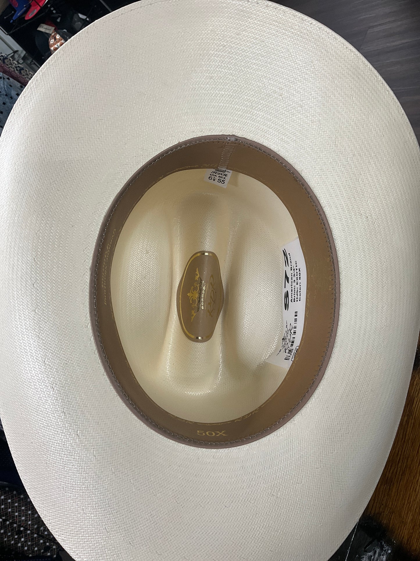 RDR Hat 50X Brim 3 3/4 genuine shantung Panama