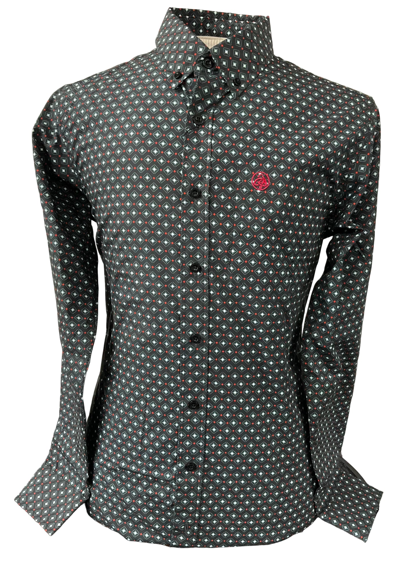 CueroLine Slim Fit Men Shirt SKCL2023155 color:Black