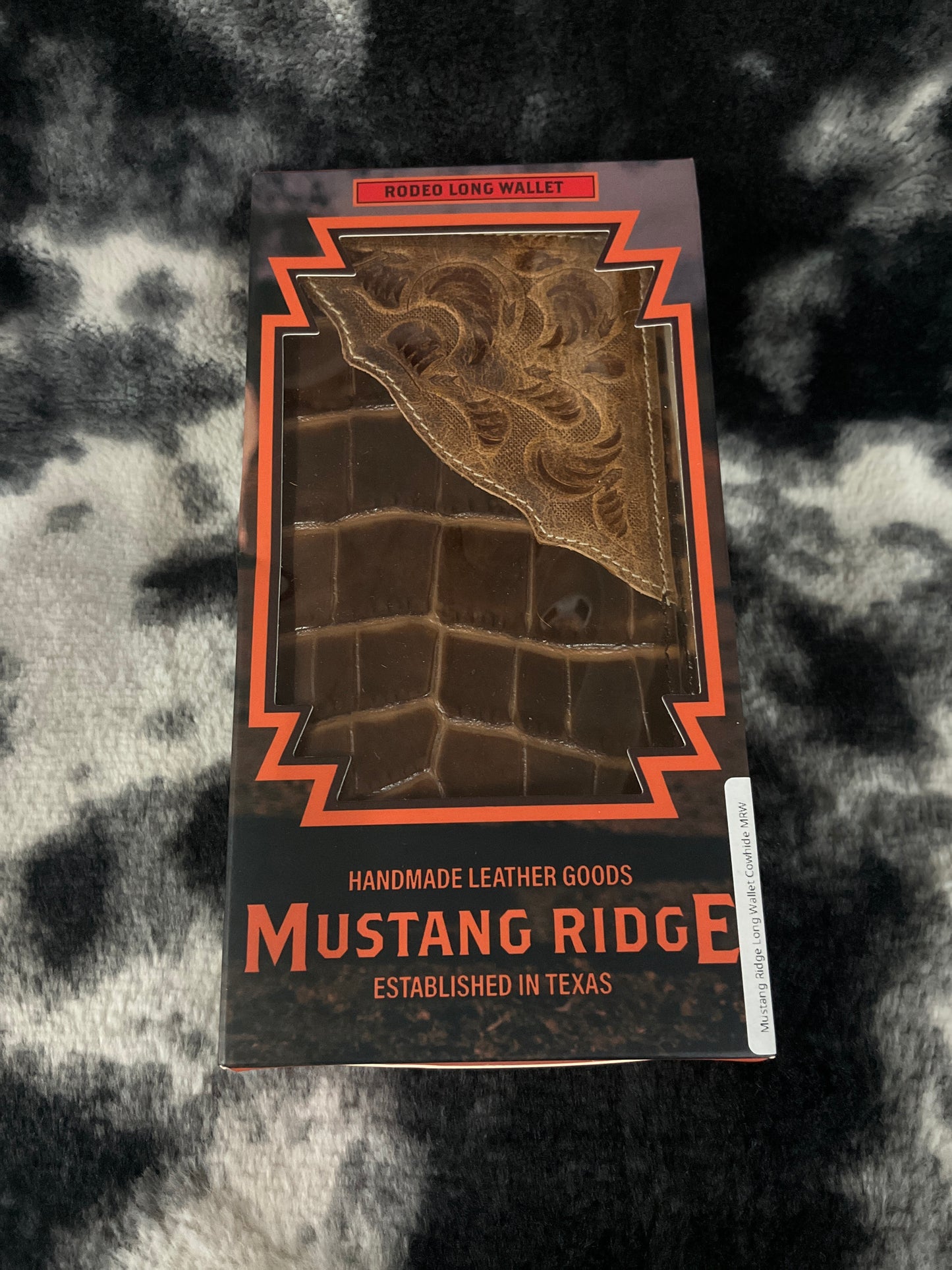 Mustang Ridge Long Wallet Cowhide MRW