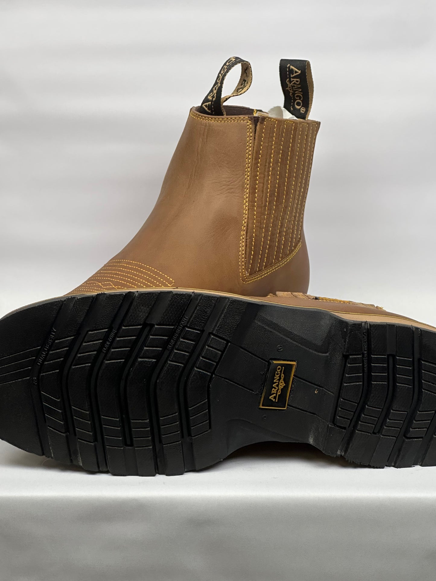 Arango Arizona café men’s work ankle boots