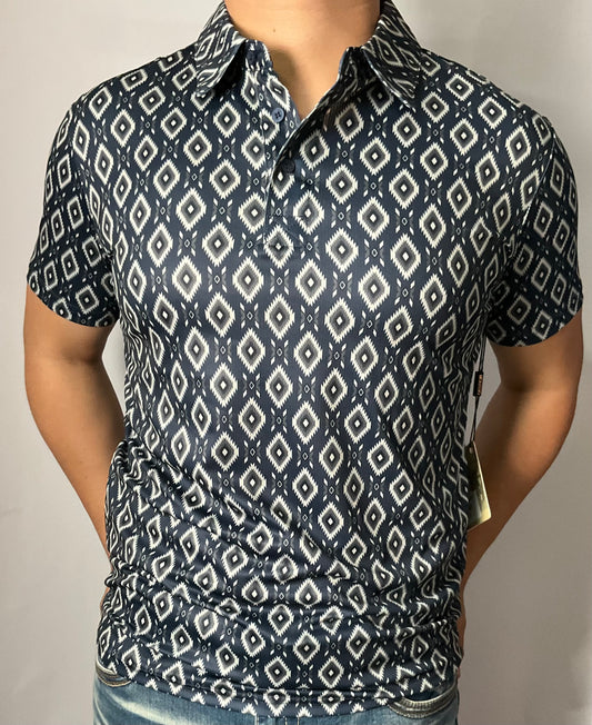 Montero MT36007 Navy/Azul Marino SS Mens Shirt (Camisa Caballero) Manga Corta