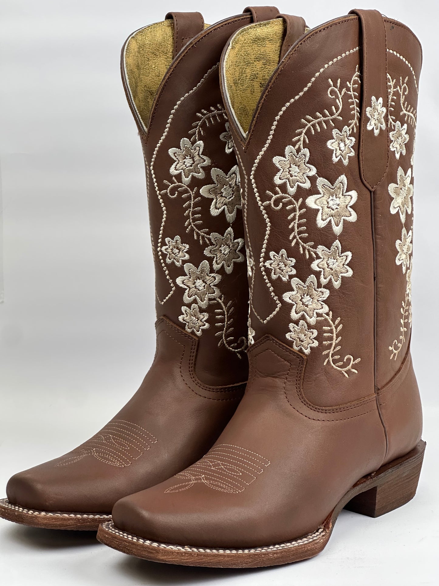 Star Flower Calafate Brown Women’s Western Boots